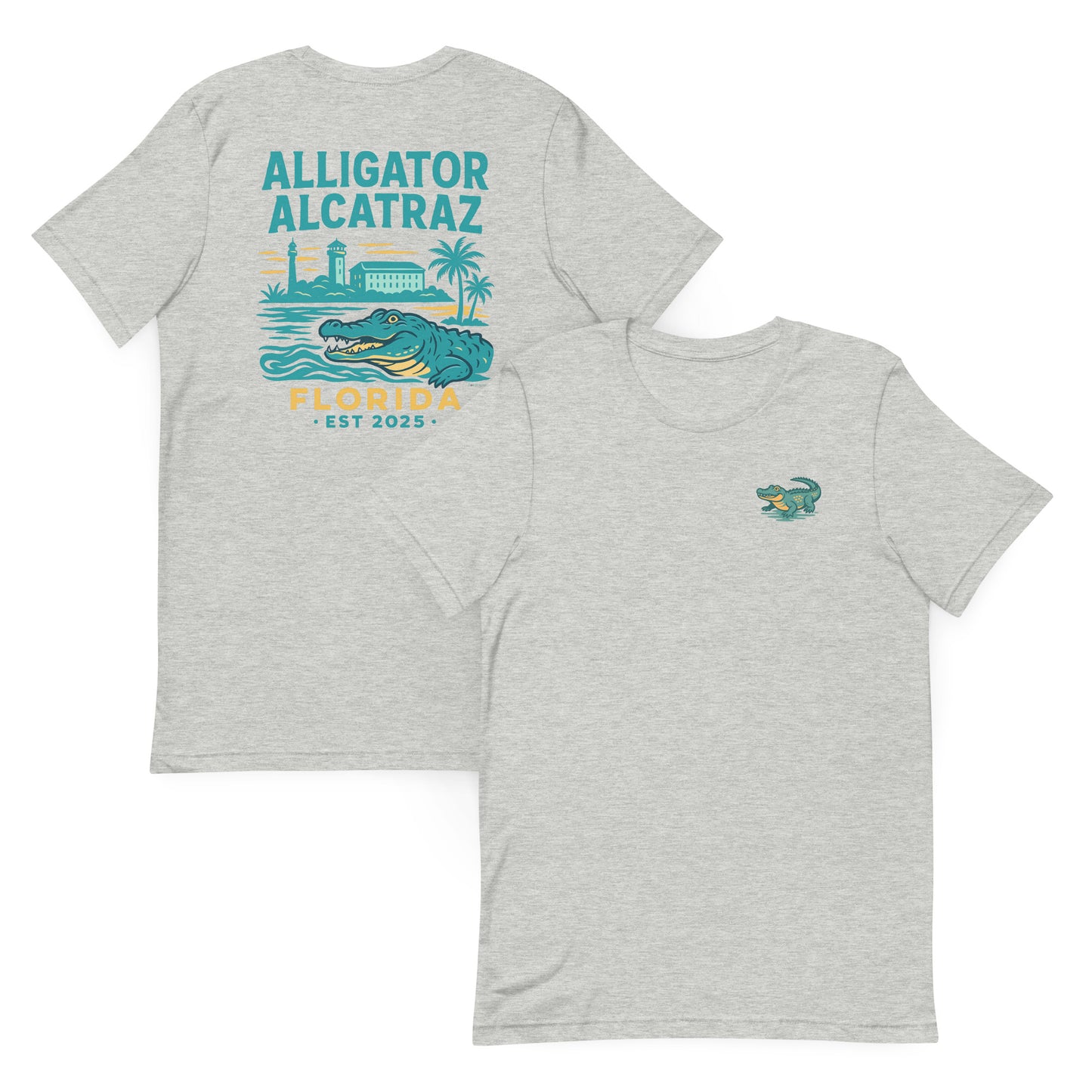 Alligator Alcatraz  The Everyday Coastal Tee (Unisex Crew Neck)