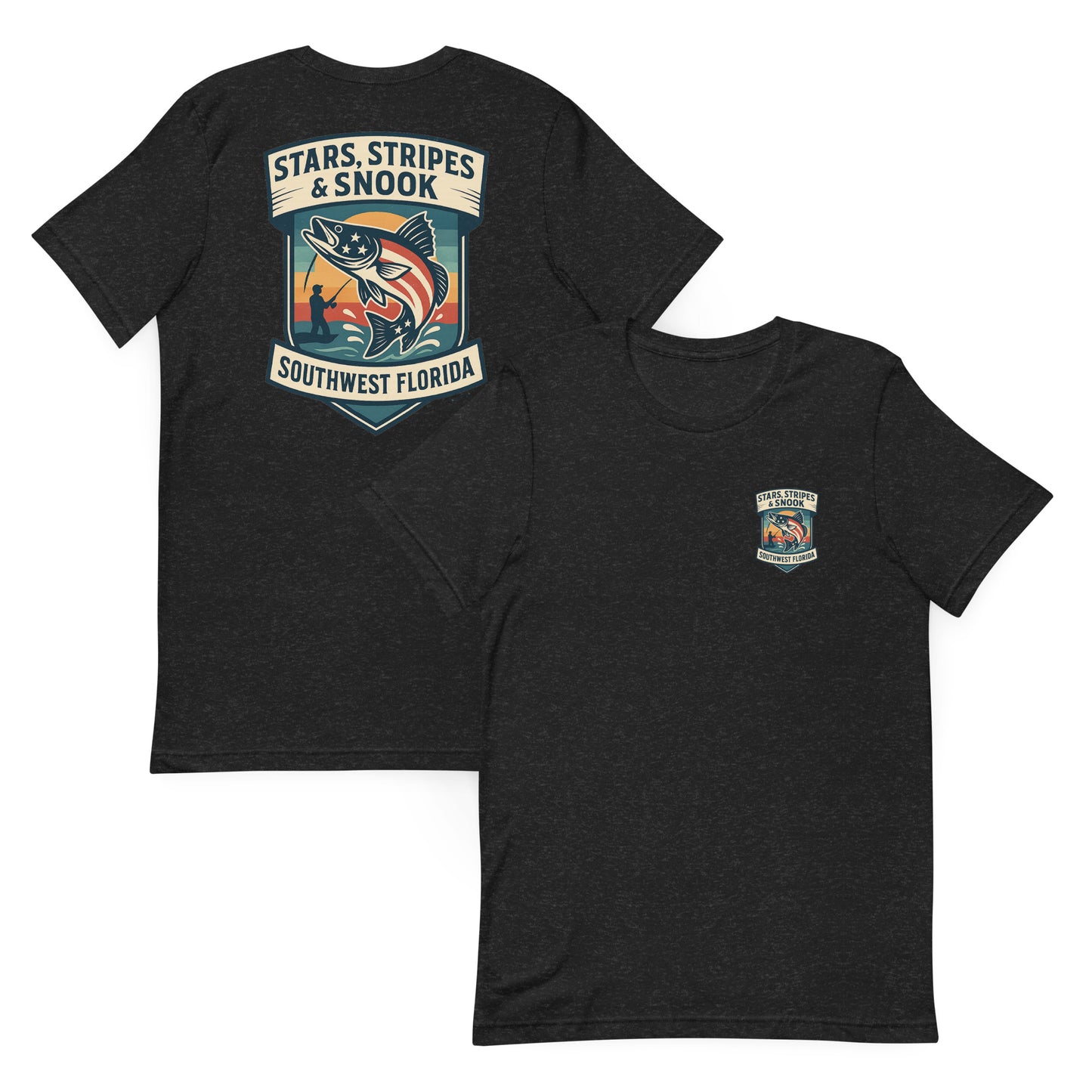Stars, Stripes & Snook - The Everyday Coastal Tee (Unisex Crew Neck)