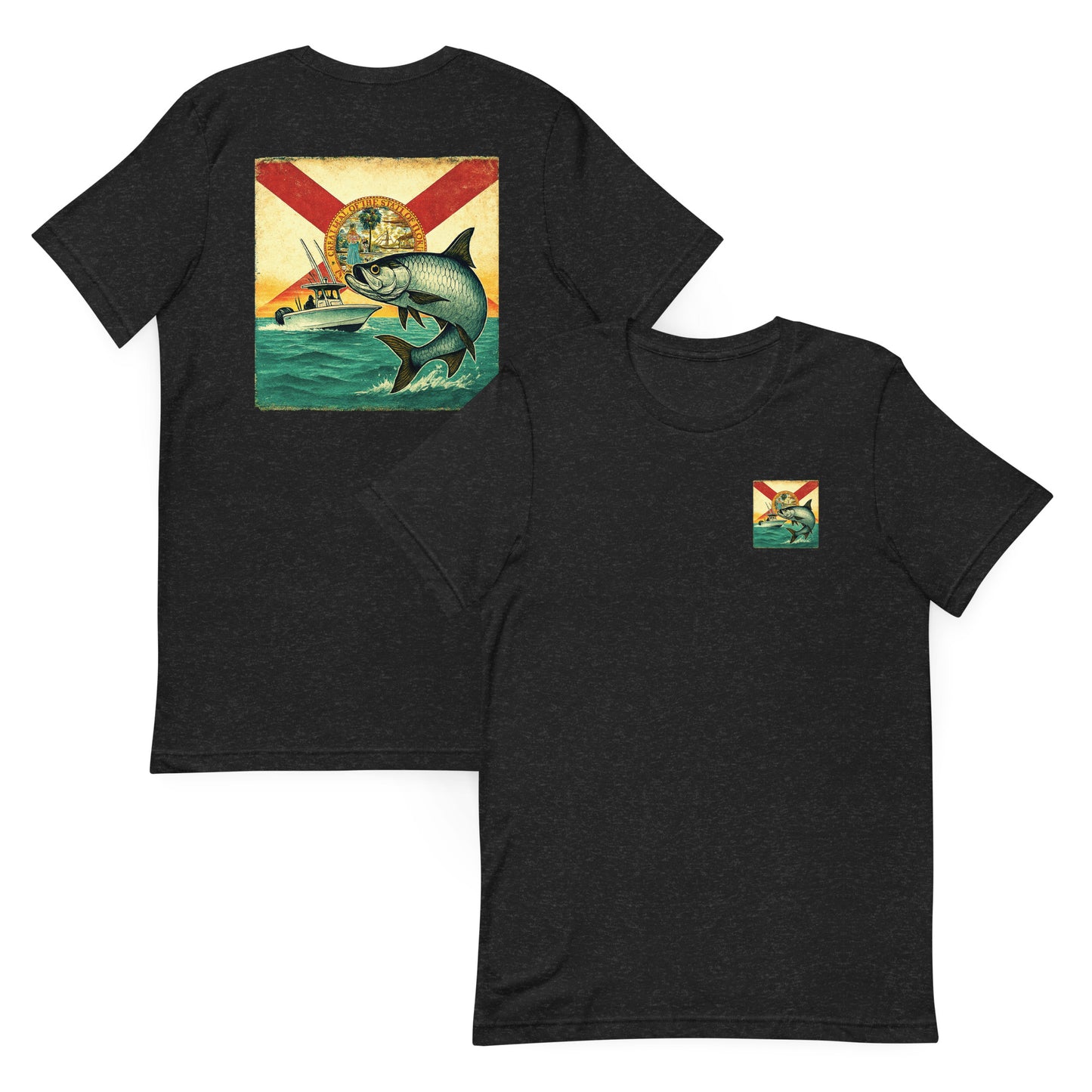 Weathered Snook Flag (Unisex t-shirt)