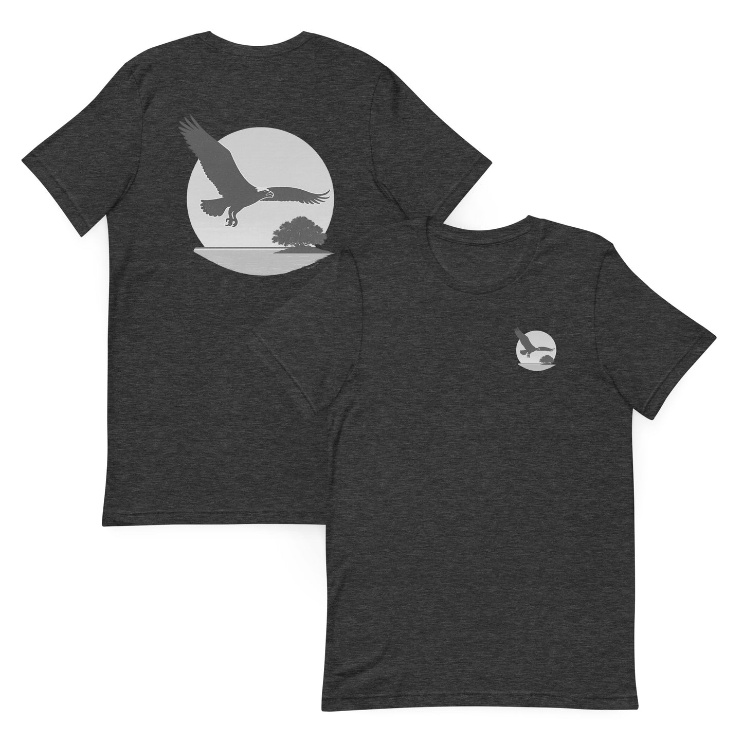 Osprey at Sunset  Silver Edition – The Everyday Coastal Tee (Unisex Crew Neck)