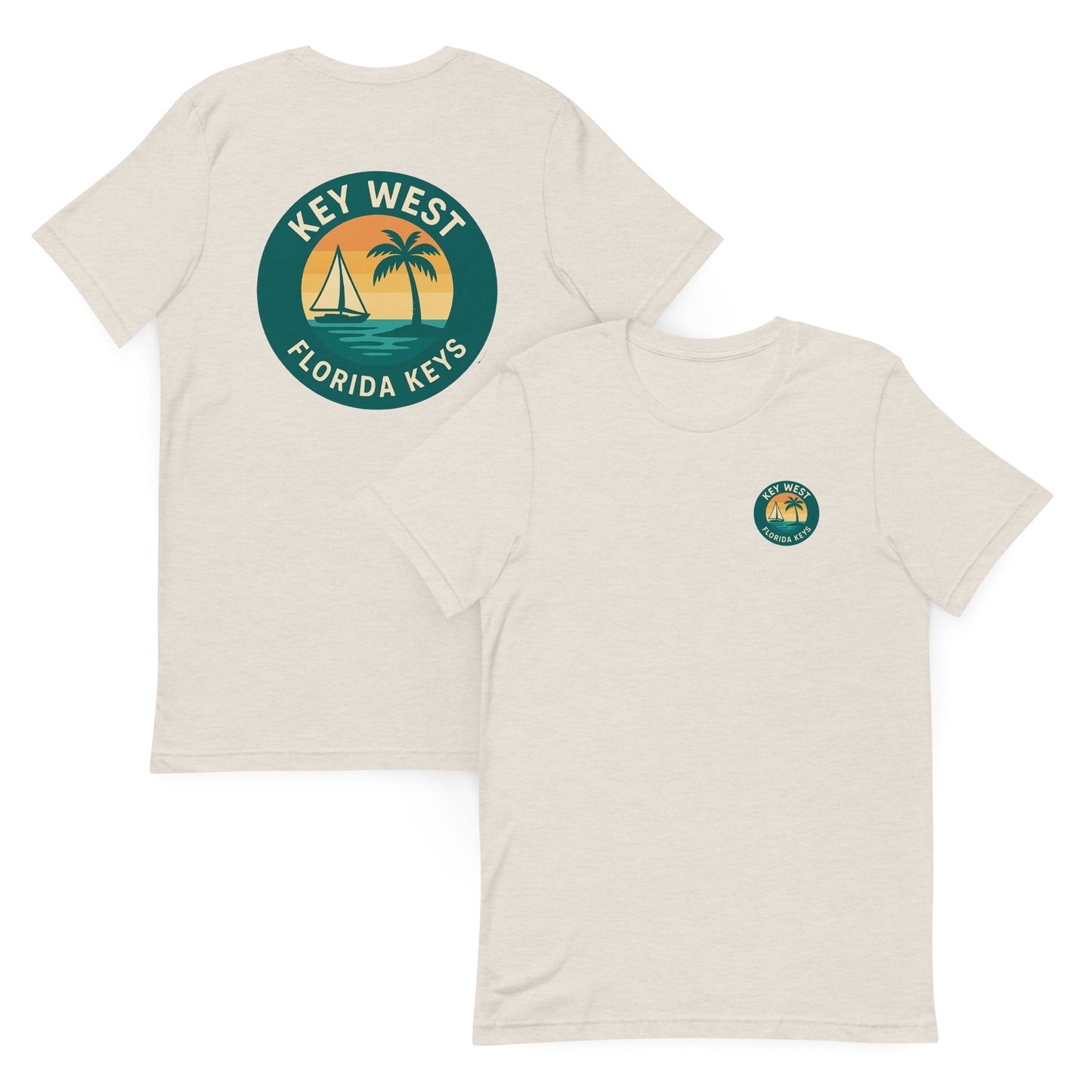 Florida Keys Sunset - The Everyday Coastal Tee (Unisex Crew Neck)