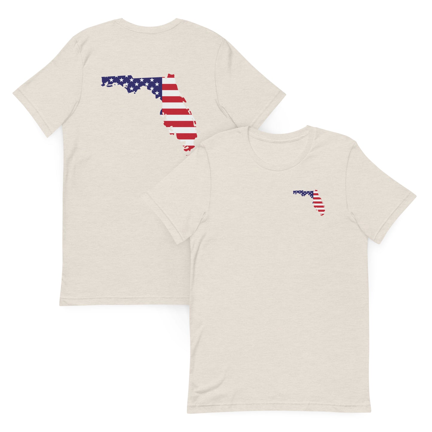 Red, White & Blue Florida  The Everyday Coastal Tee (Unisex Crew Neck)
