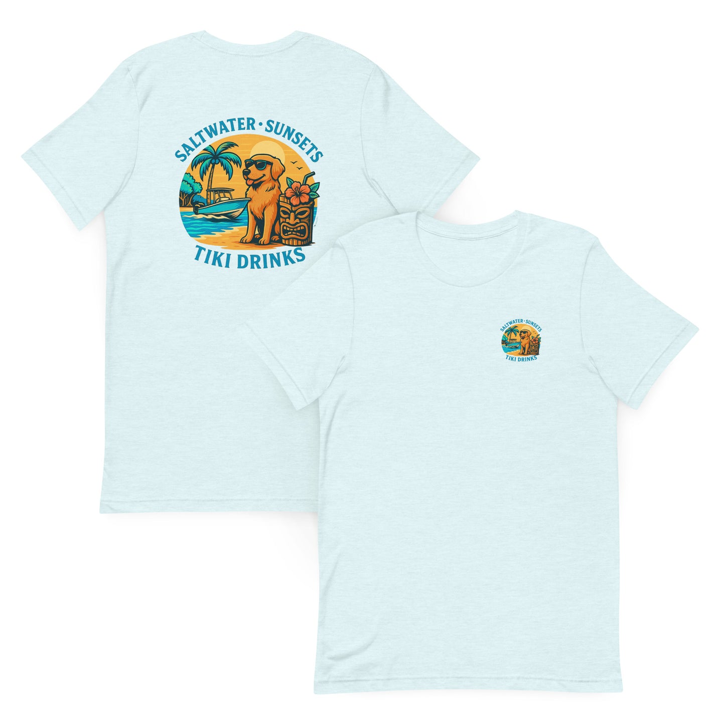 Saltwater Dog Days - The Everyday Coastal Tee (Unisex Crew Neck)