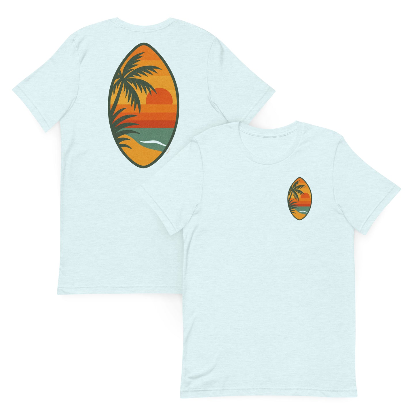 Surfside Sunset - The Everyday Coastal Tee (Unisex Crew Neck)
