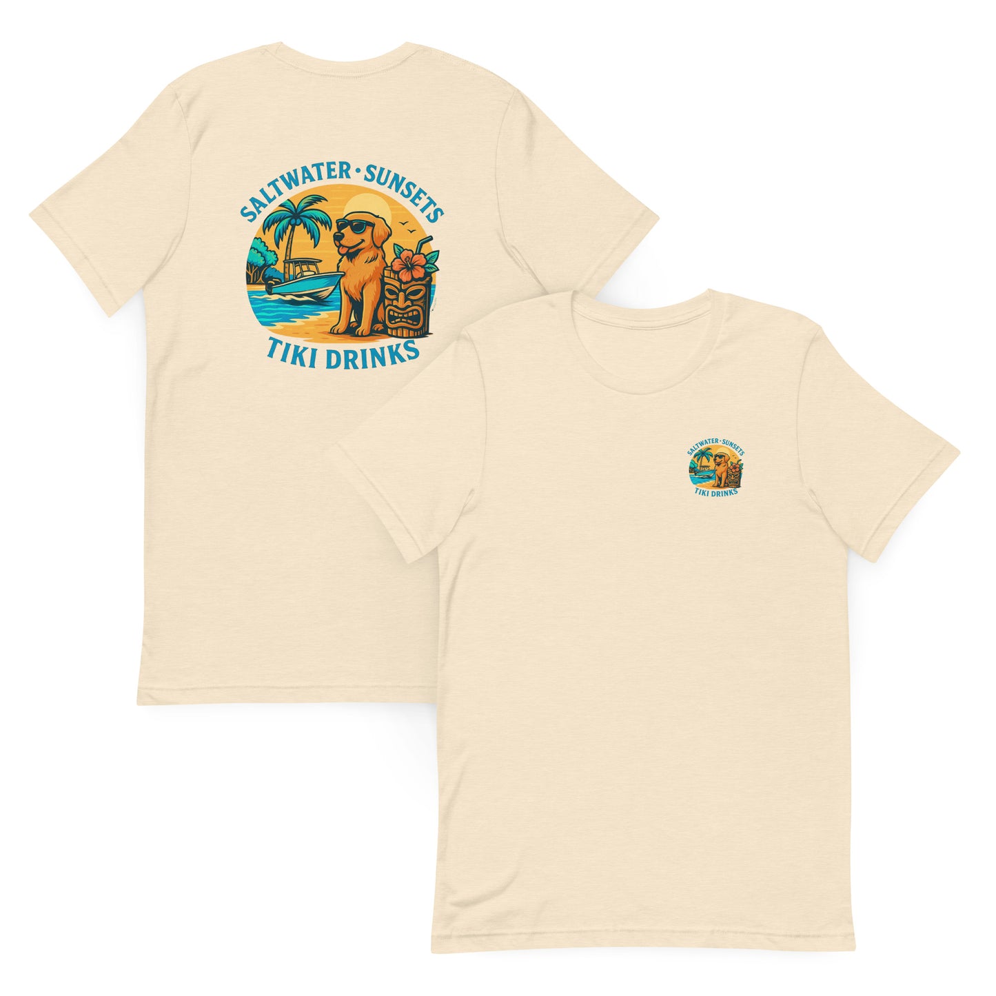 Saltwater Dog Days - The Everyday Coastal Tee (Unisex Crew Neck)