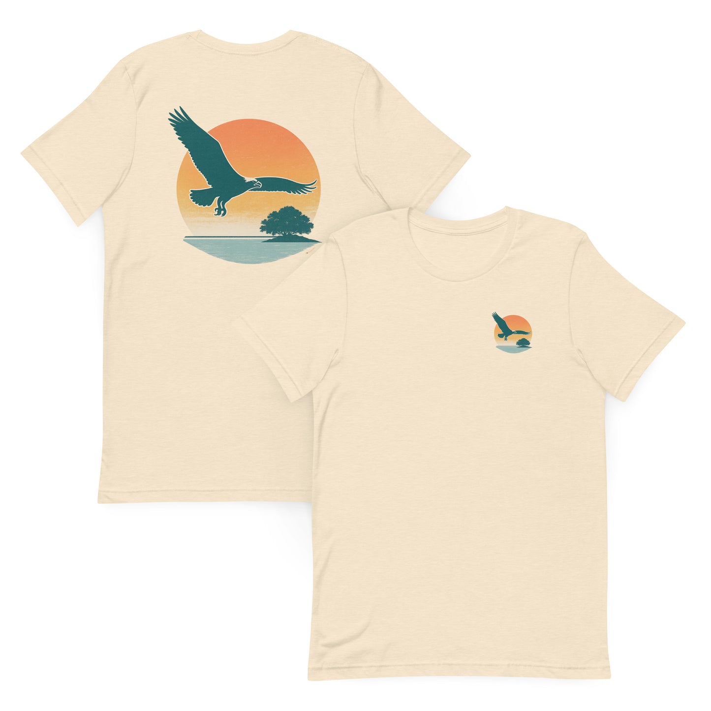 Osprey at Sunset - The Everyday Coastal Tee (Unisex Crew Neck)