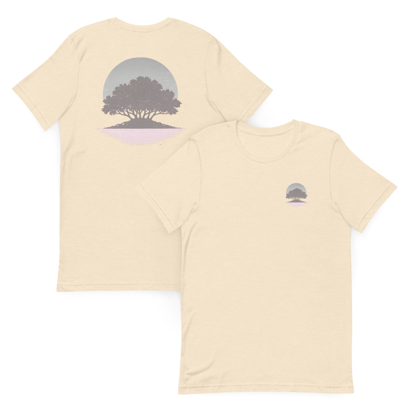 Silver Mangrove at Twilight - The Everyday Coastal Tee (Unisex Crew Neck)