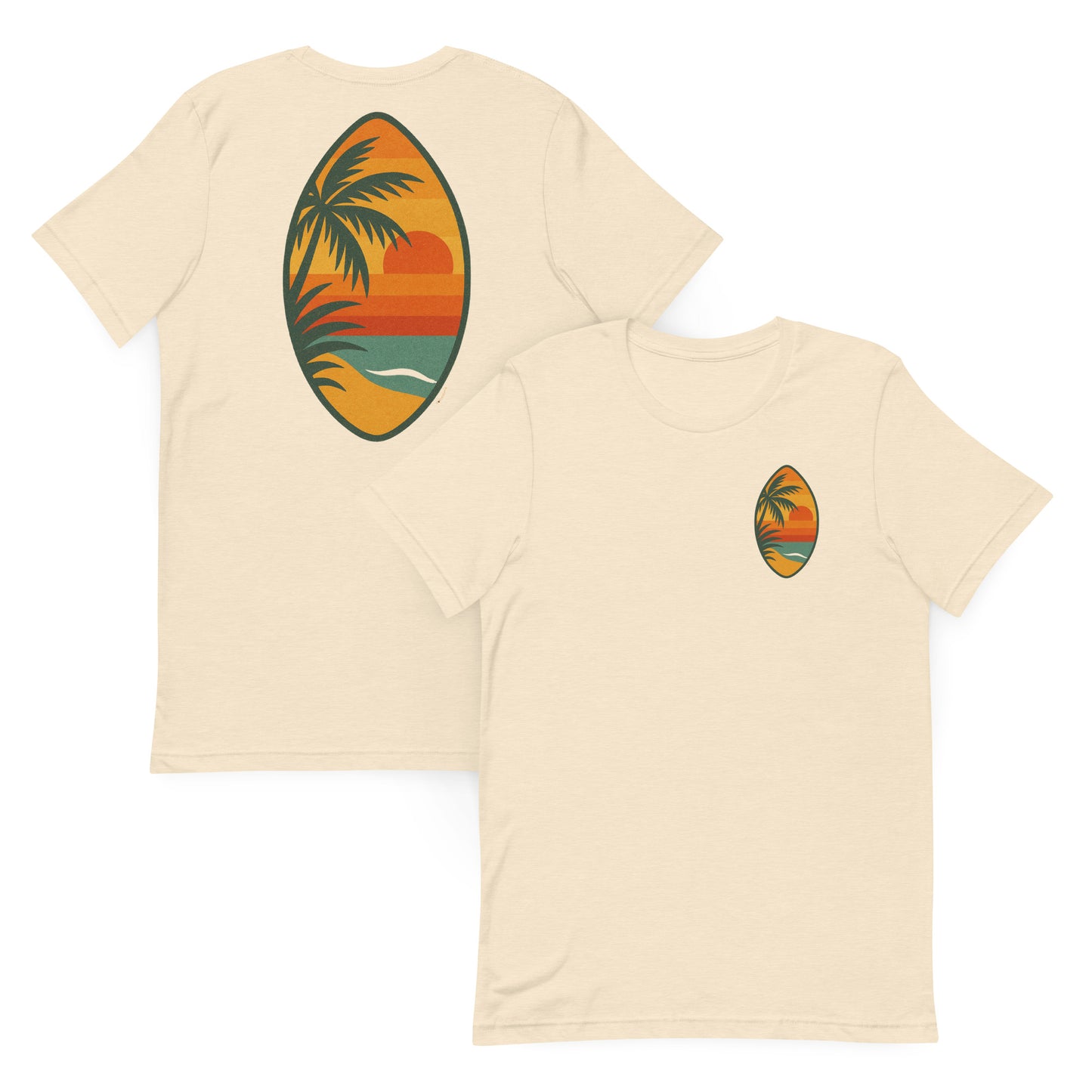 Surfside Sunset - The Everyday Coastal Tee (Unisex Crew Neck)