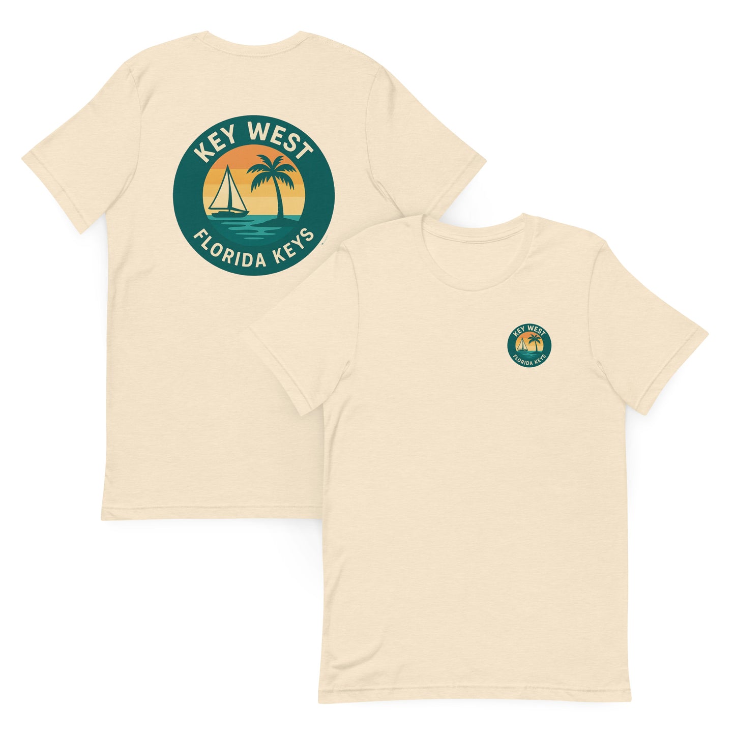 Florida Keys Sunset - The Everyday Coastal Tee (Unisex Crew Neck)