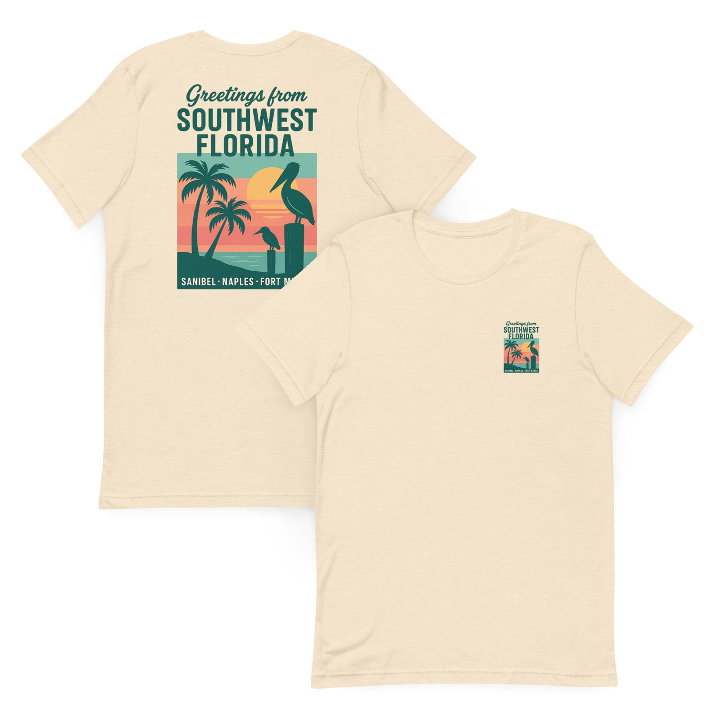 Key West Greetings - The Everyday Coastal Tee (Unisex Crew Neck)