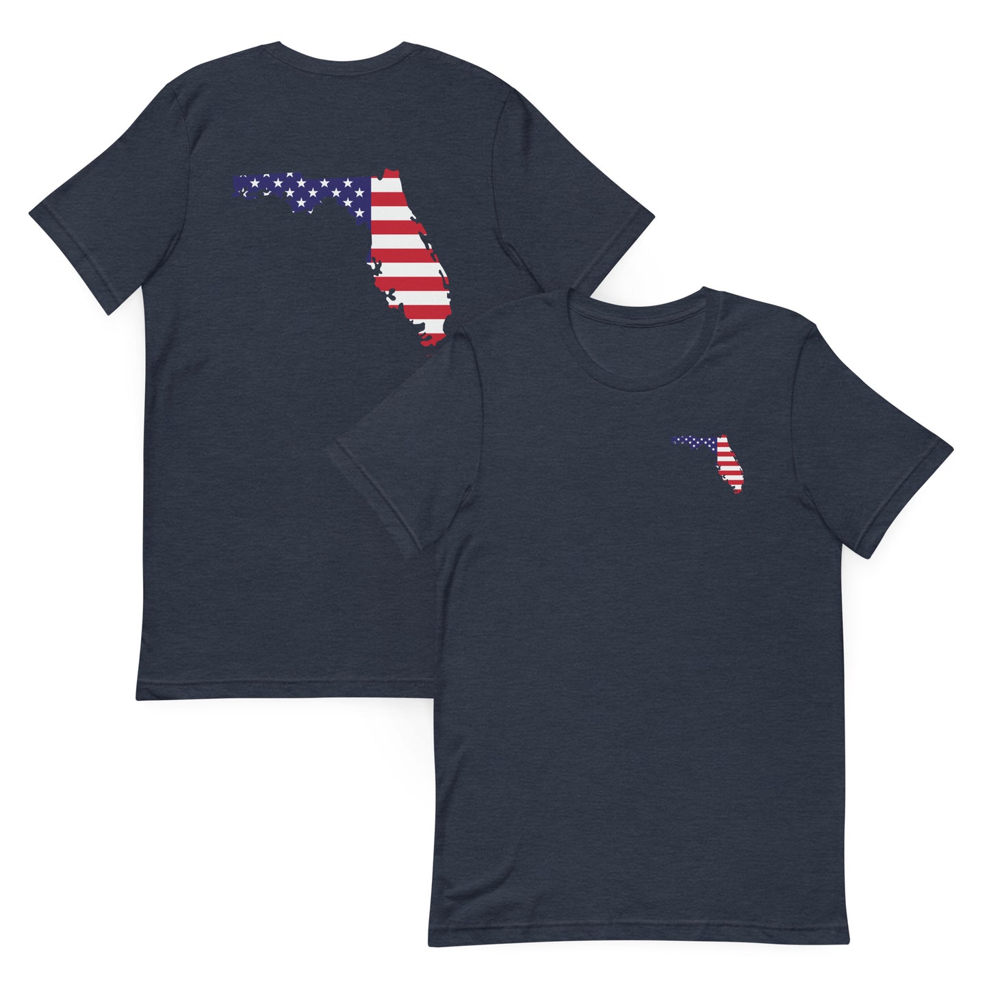 Red, White & Blue Florida  The Everyday Coastal Tee (Unisex Crew Neck)