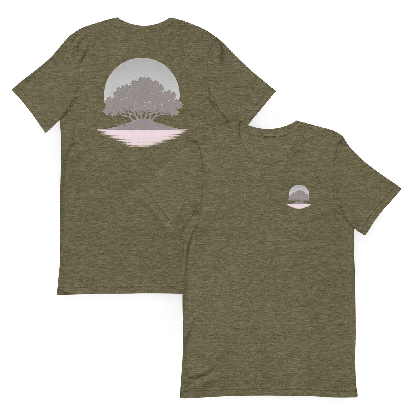 Silver Mangrove at Twilight - The Everyday Coastal Tee (Unisex Crew Neck)