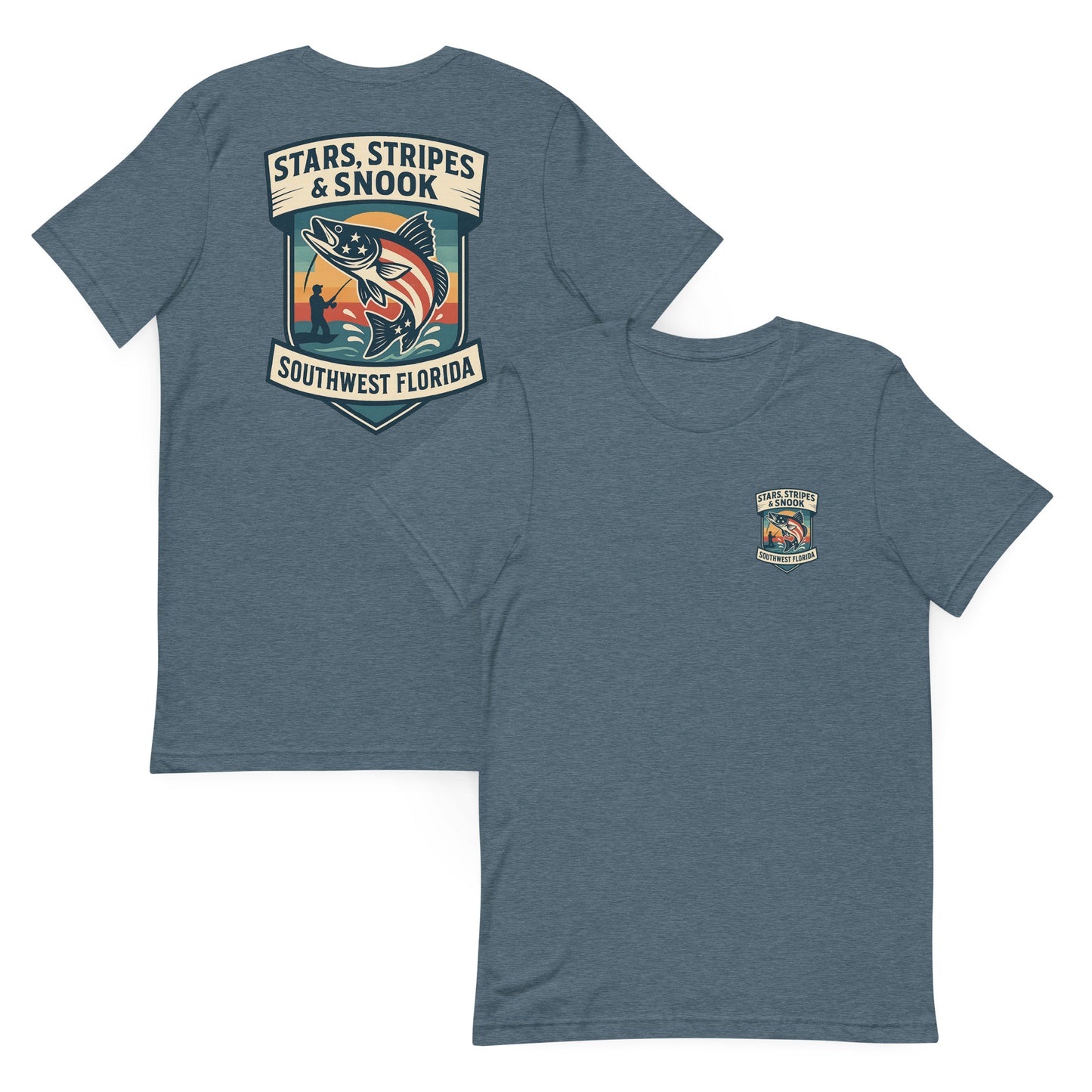 Stars, Stripes & Snook - The Everyday Coastal Tee (Unisex Crew Neck)