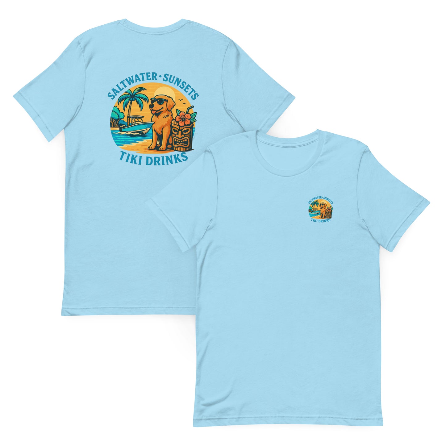 Saltwater Dog Days - The Everyday Coastal Tee (Unisex Crew Neck)