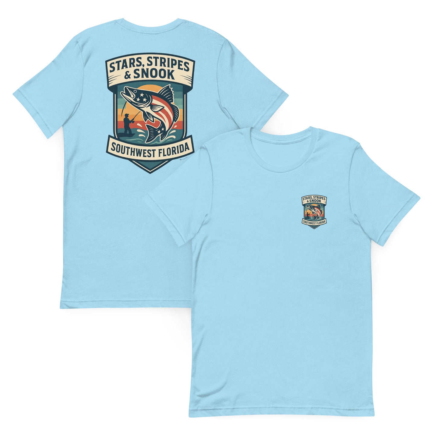 Stars, Stripes & Snook - The Everyday Coastal Tee (Unisex Crew Neck)