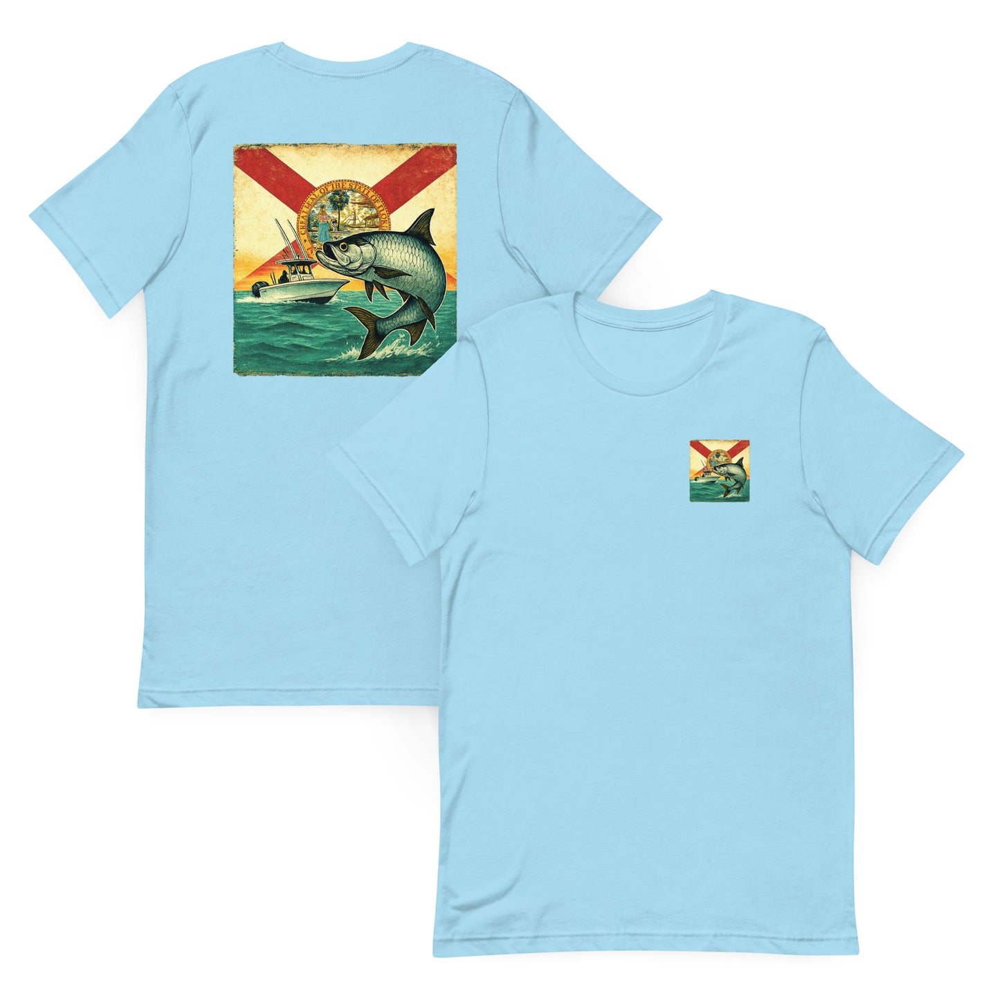 Weathered Snook Flag (Unisex t-shirt)