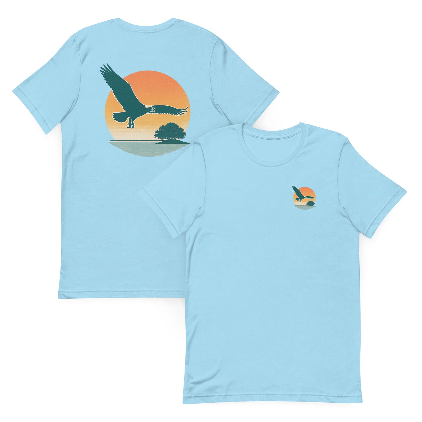 Osprey at Sunset - The Everyday Coastal Tee (Unisex Crew Neck)
