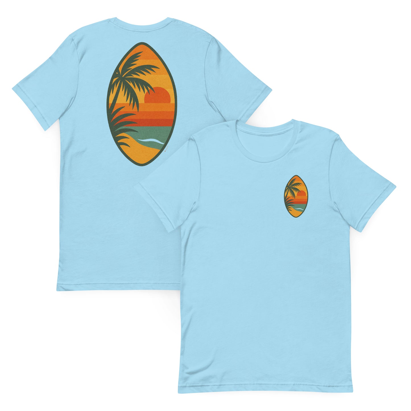 Surfside Sunset - The Everyday Coastal Tee (Unisex Crew Neck)