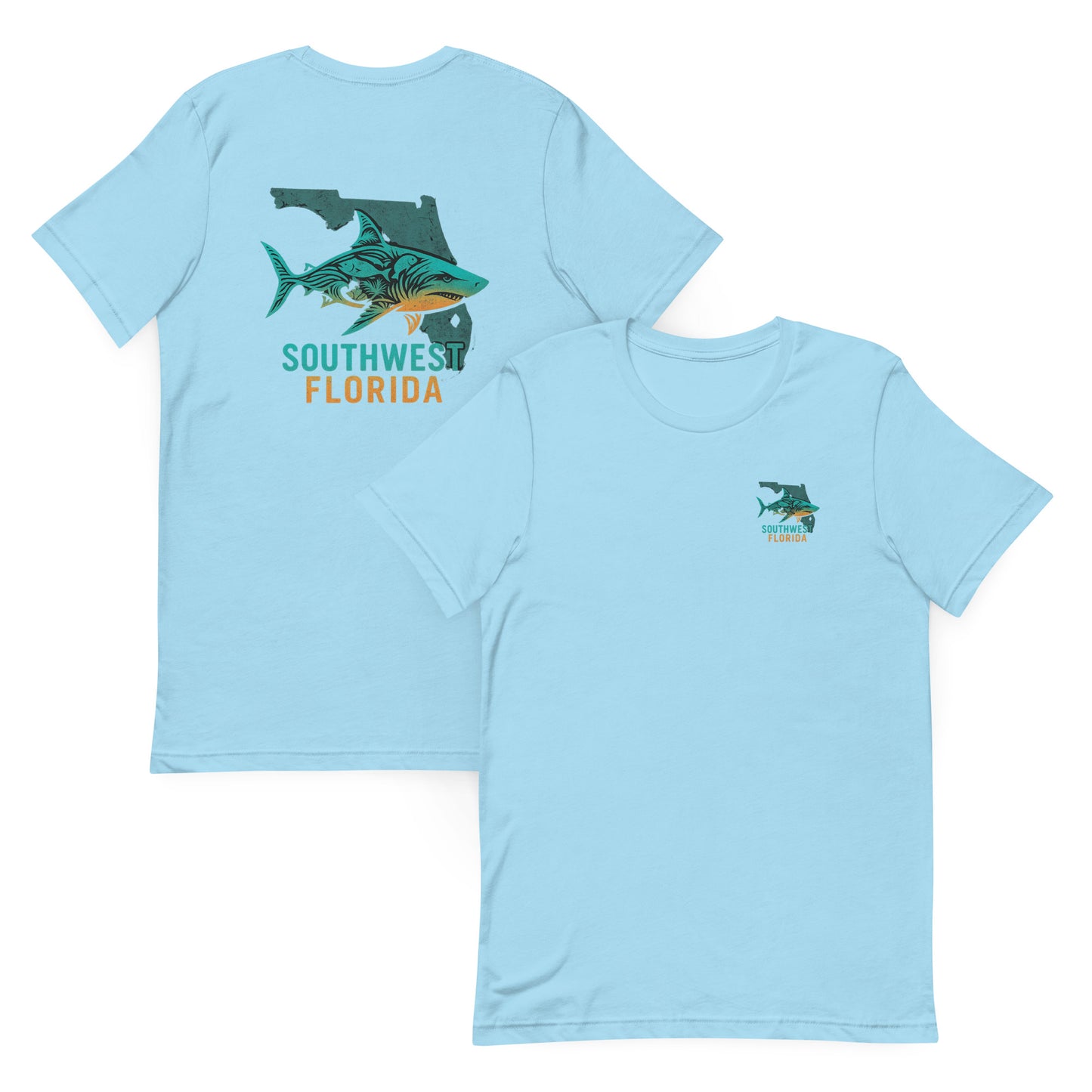 SW Florida Shark  The Everyday Coastal Tee (Unisex Crew Neck)
