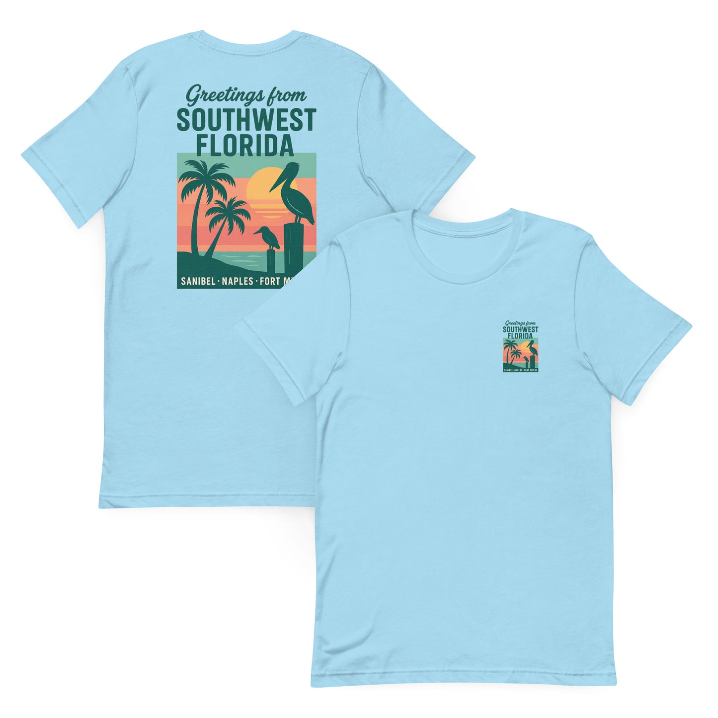 Key West Greetings - The Everyday Coastal Tee (Unisex Crew Neck)