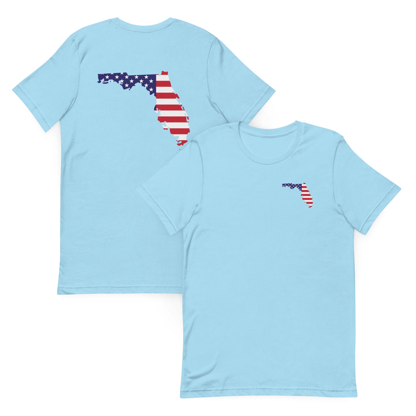 Red, White & Blue Florida  The Everyday Coastal Tee (Unisex Crew Neck)
