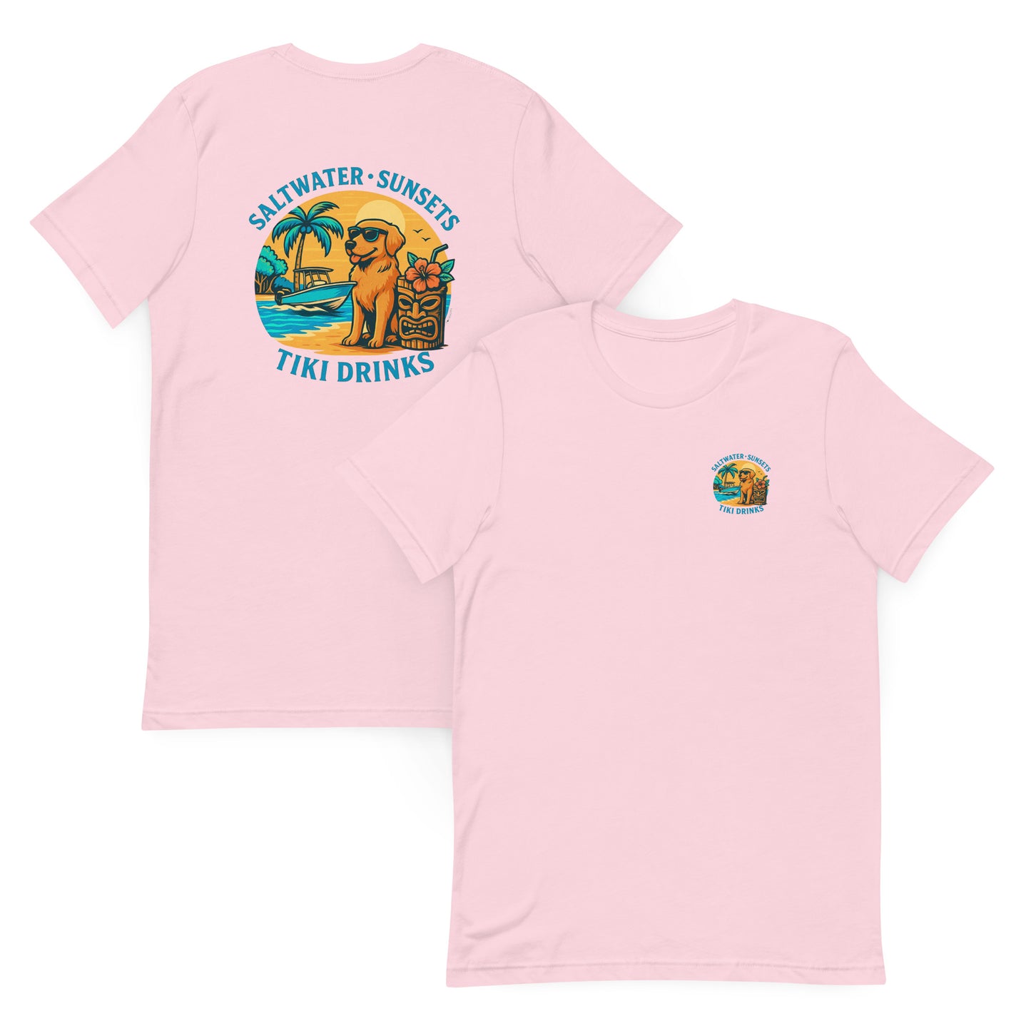 Saltwater Dog Days - The Everyday Coastal Tee (Unisex Crew Neck)