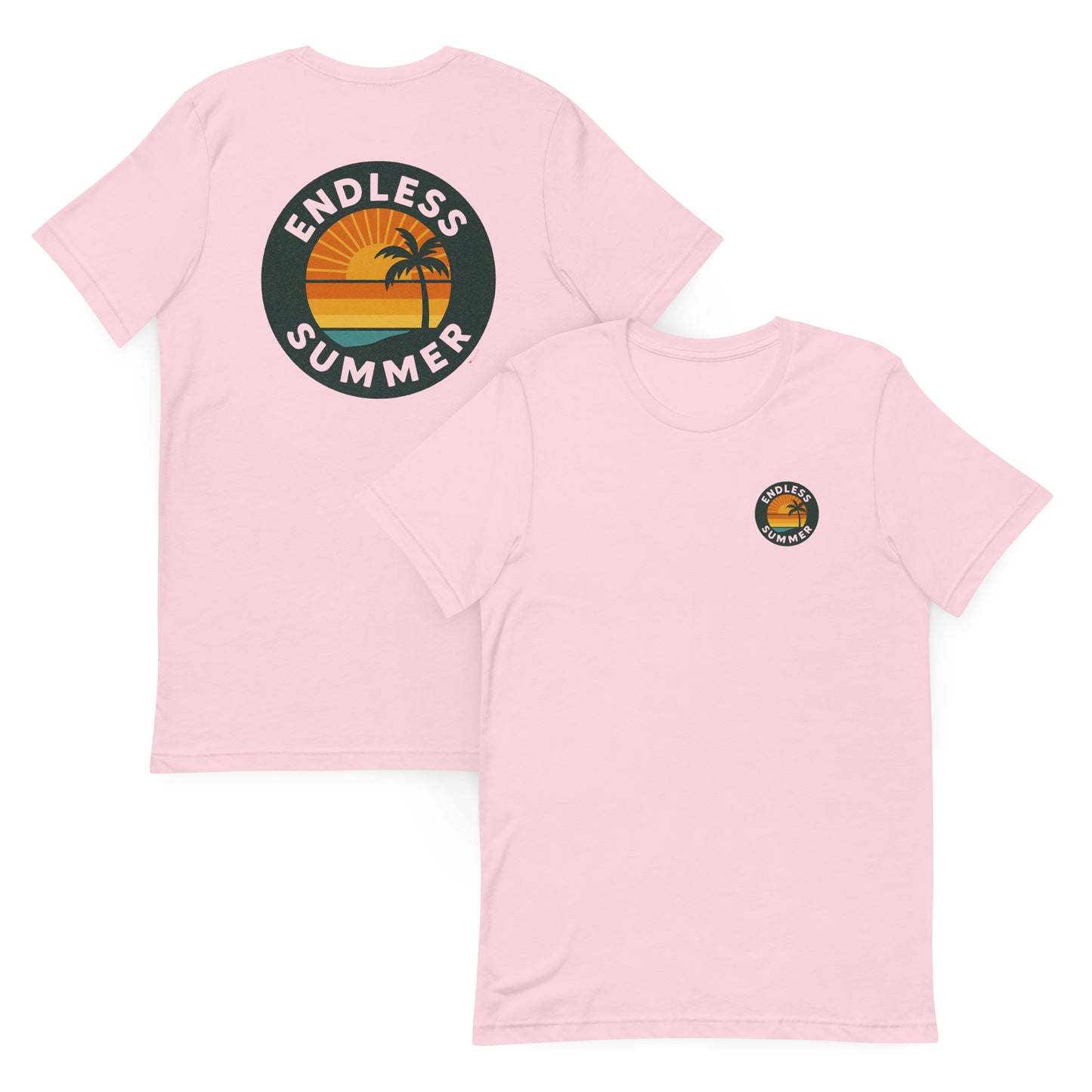 Endless Summer Retro Sun - The Everyday Coastal Tee (Unisex Crew Neck)