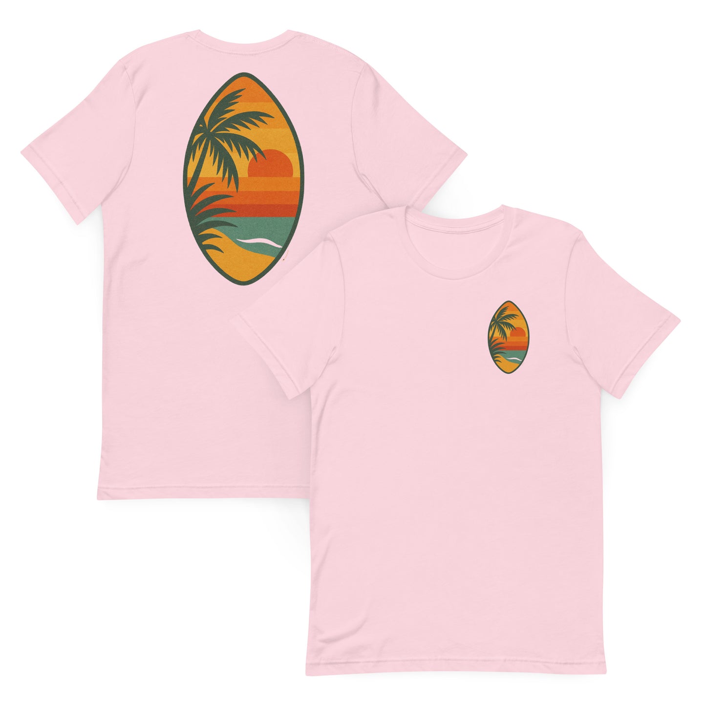 Surfside Sunset - The Everyday Coastal Tee (Unisex Crew Neck)
