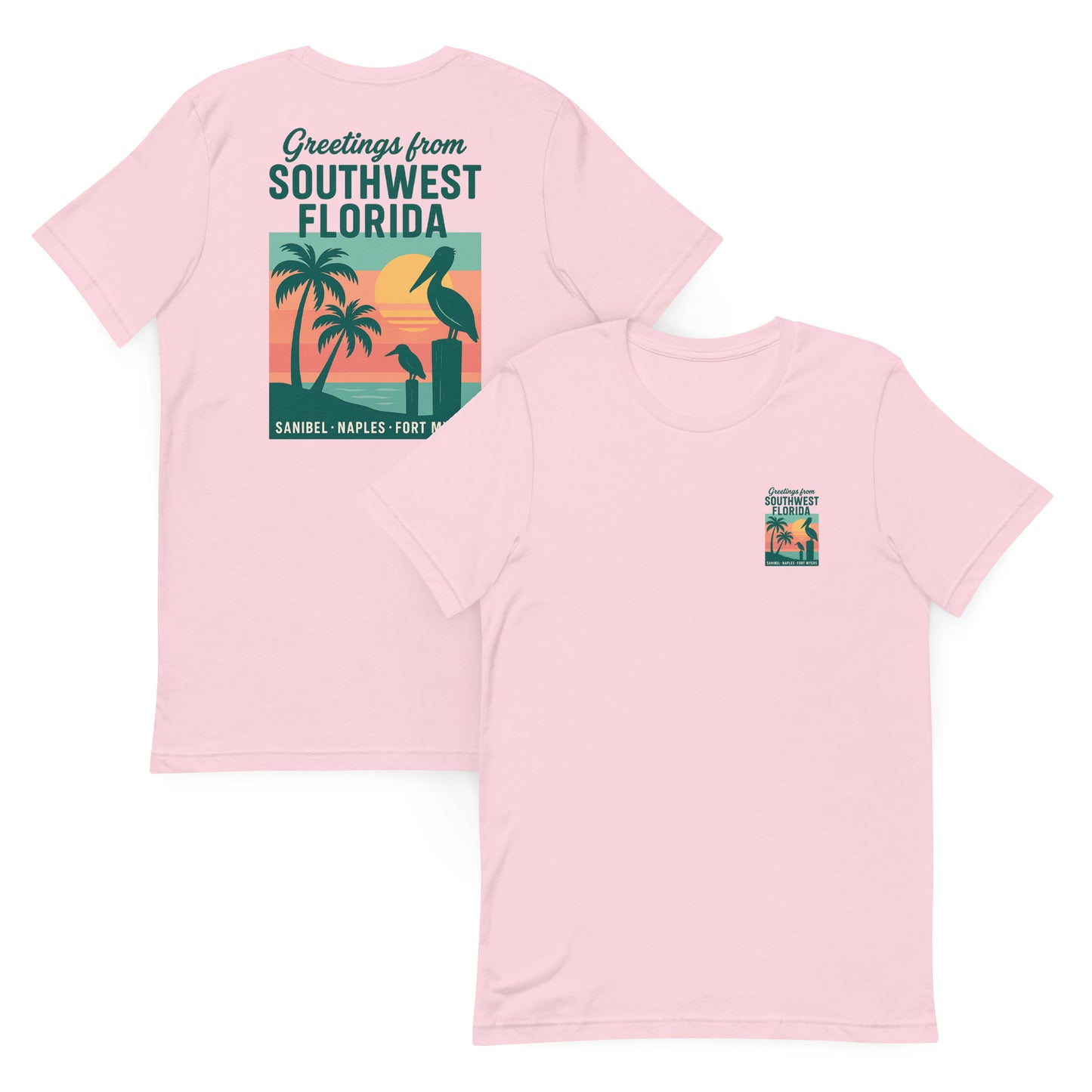 Greetings from Southwest Florida - The Everyday Coastal Tee (Unisex Crew Neck)