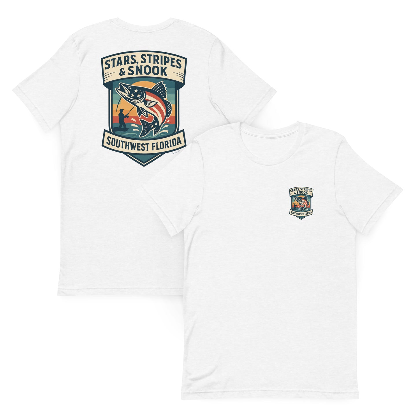Stars, Stripes & Snook - The Everyday Coastal Tee (Unisex Crew Neck)