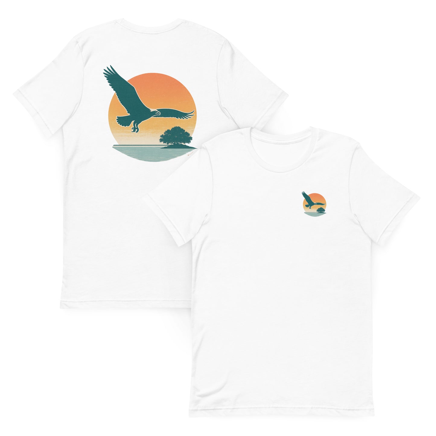 Osprey at Sunset - The Everyday Coastal Tee (Unisex Crew Neck)
