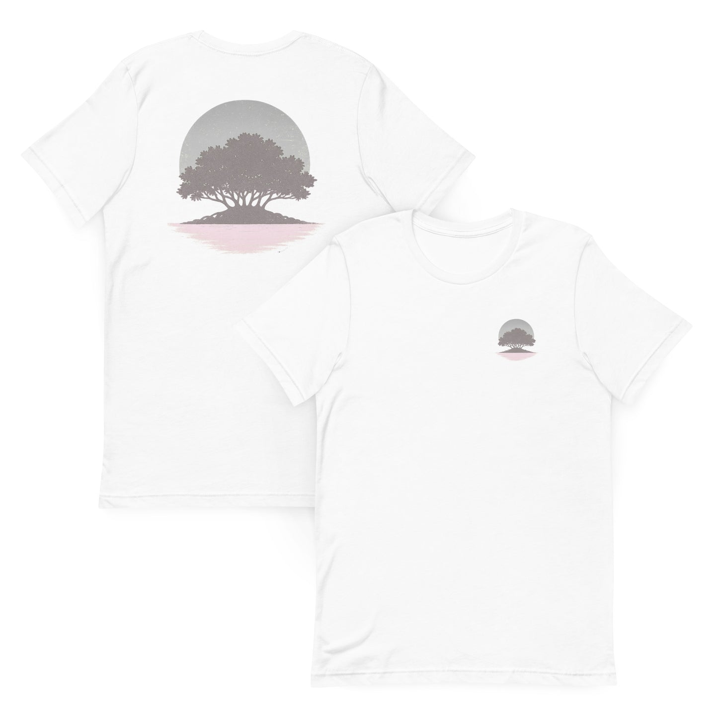 Silver Mangrove at Twilight - The Everyday Coastal Tee (Unisex Crew Neck)