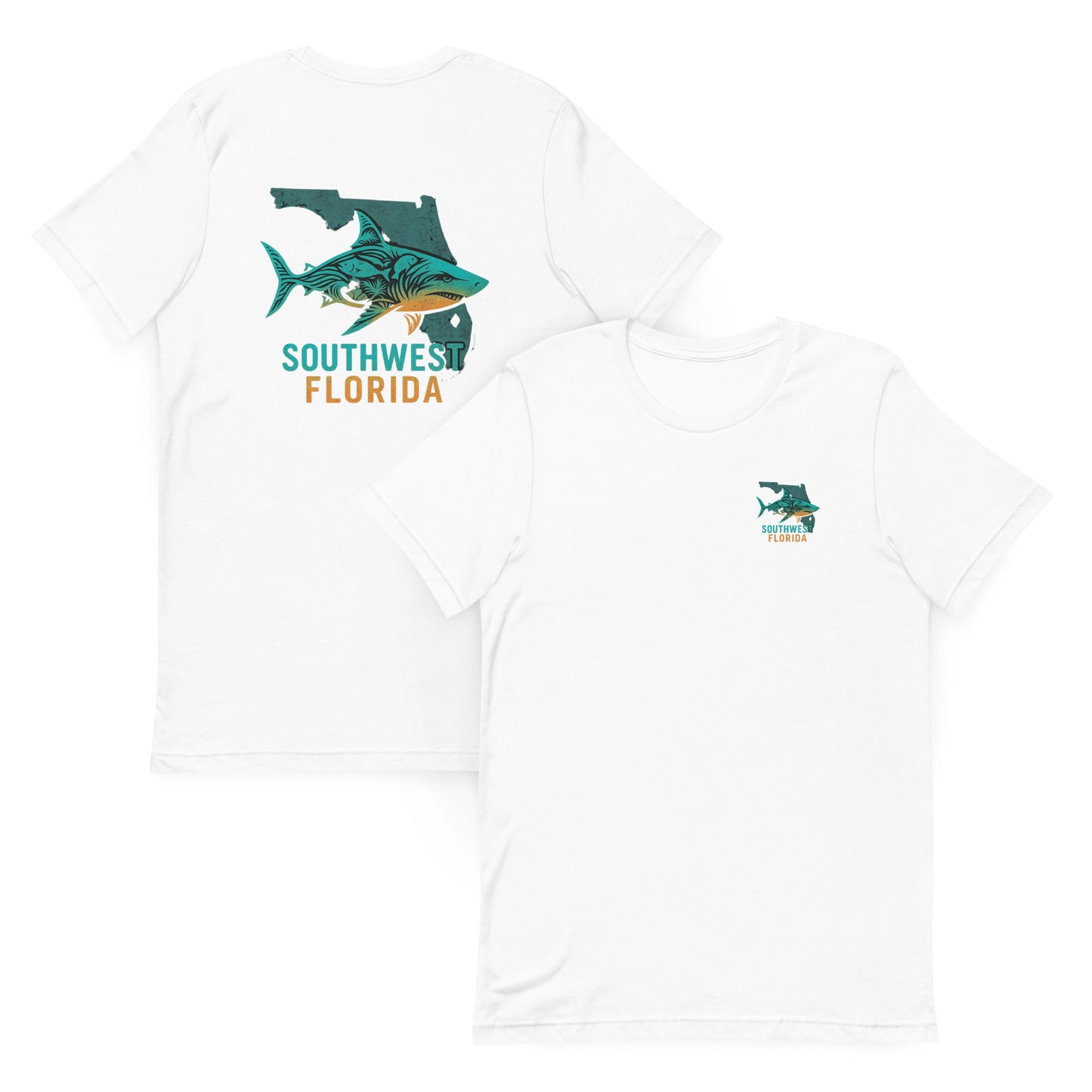 SW Florida Shark  The Everyday Coastal Tee (Unisex Crew Neck)