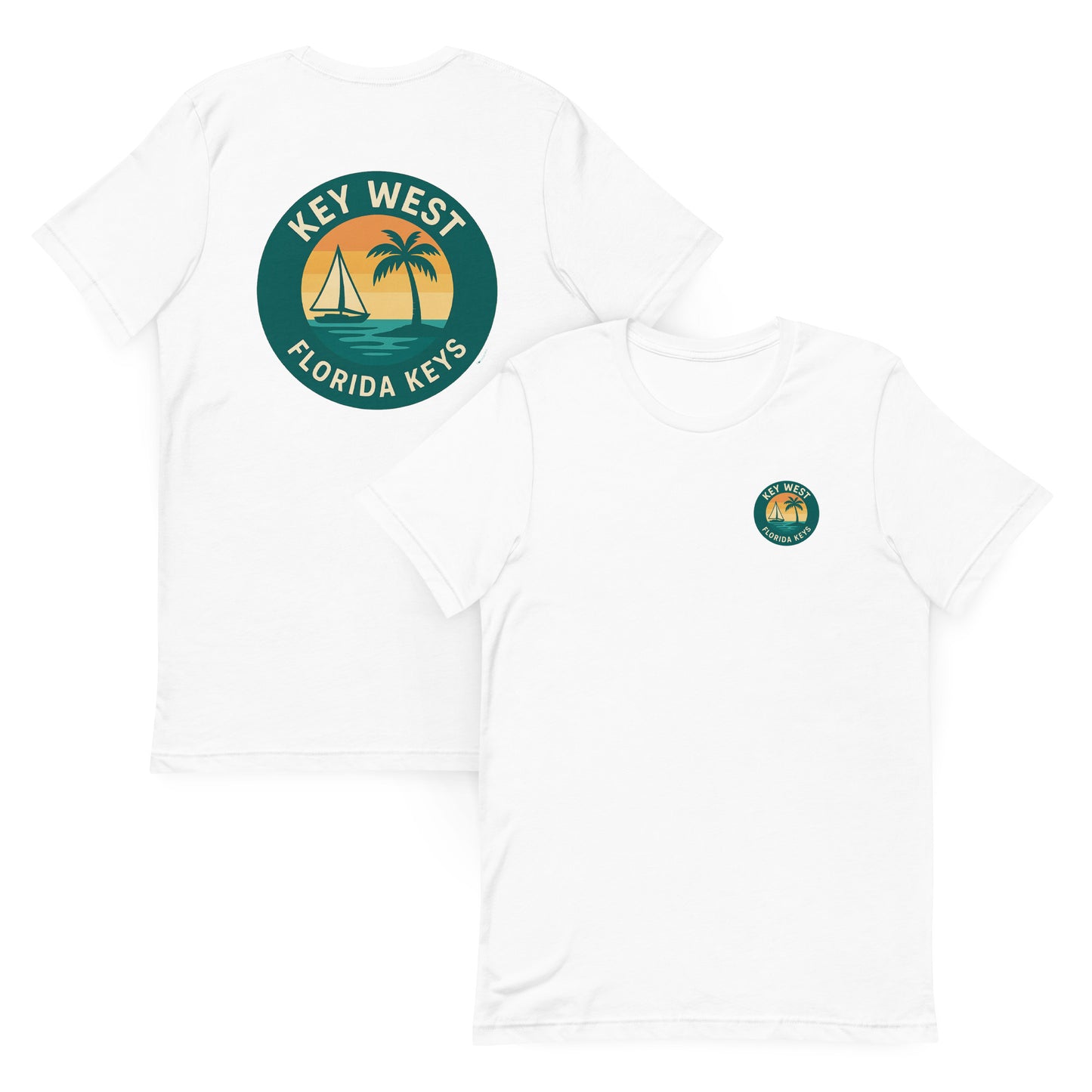 Florida Keys Sunset - The Everyday Coastal Tee (Unisex Crew Neck)