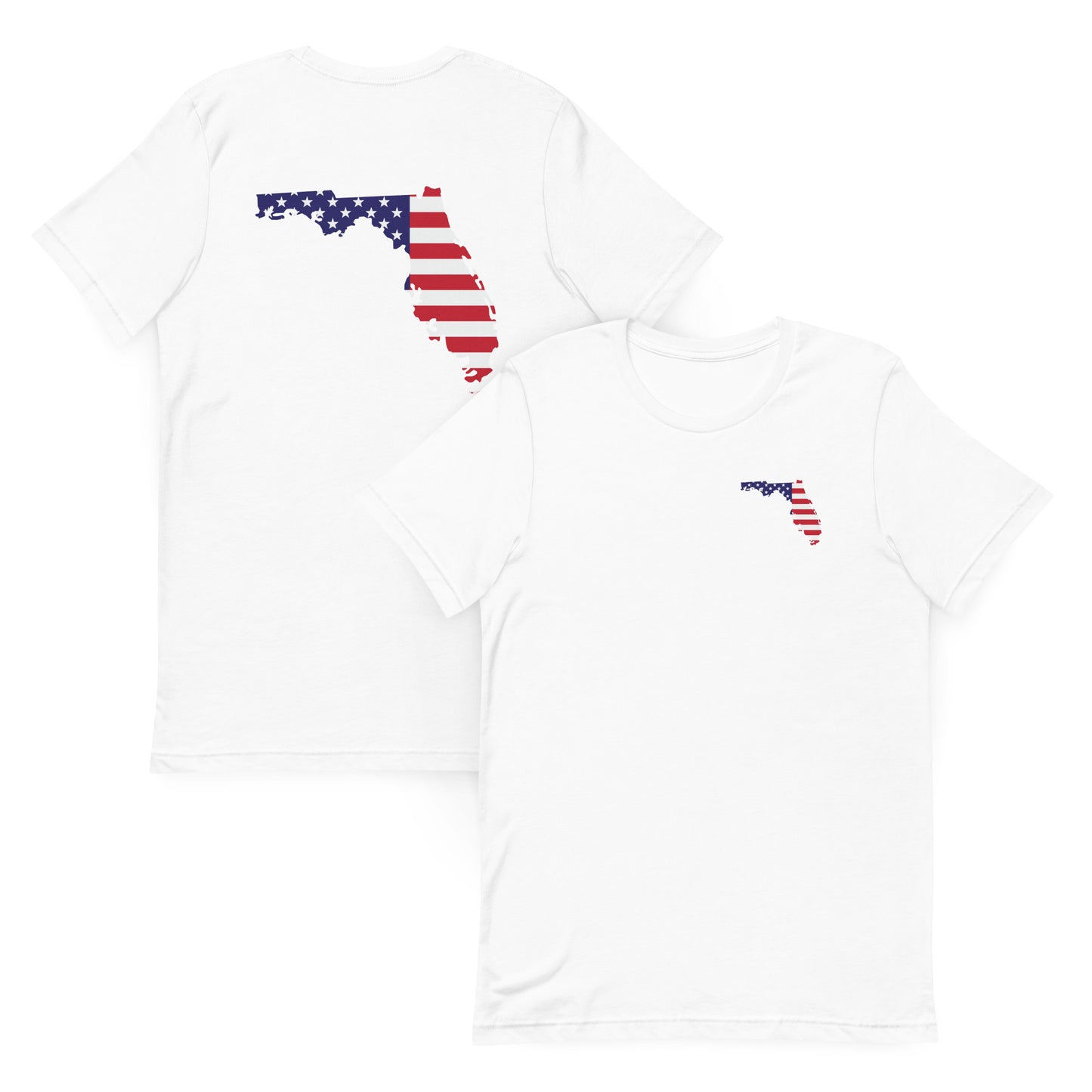 Red, White & Blue Florida  The Everyday Coastal Tee (Unisex Crew Neck)