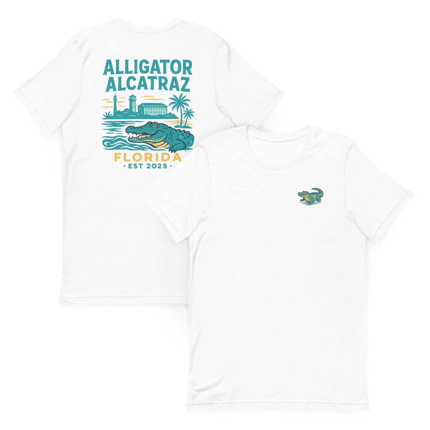 Alligator Alcatraz  The Everyday Coastal Tee (Unisex Crew Neck)
