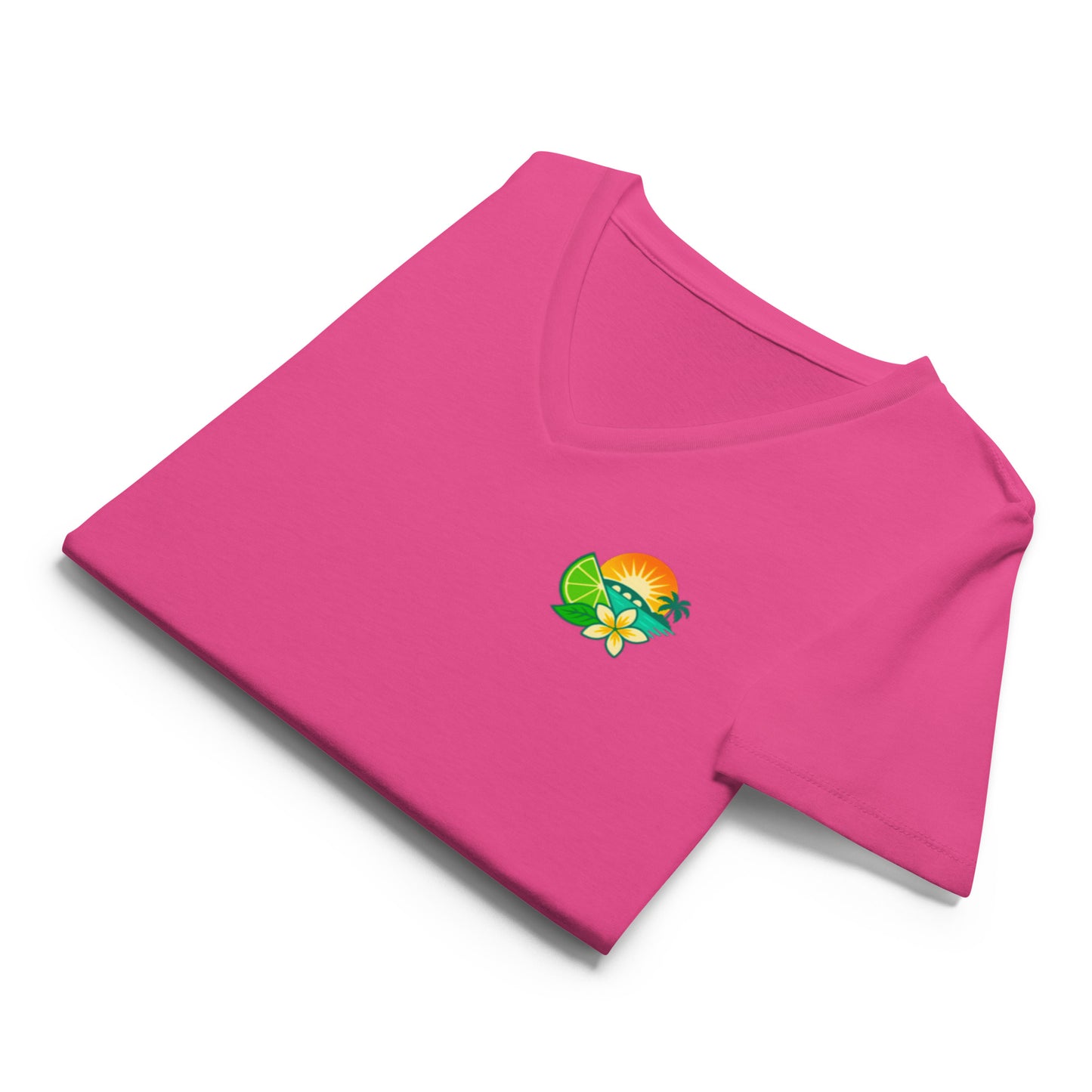 Sunset at 7-Mile - Women’s Whimsical Coastal V-Neck