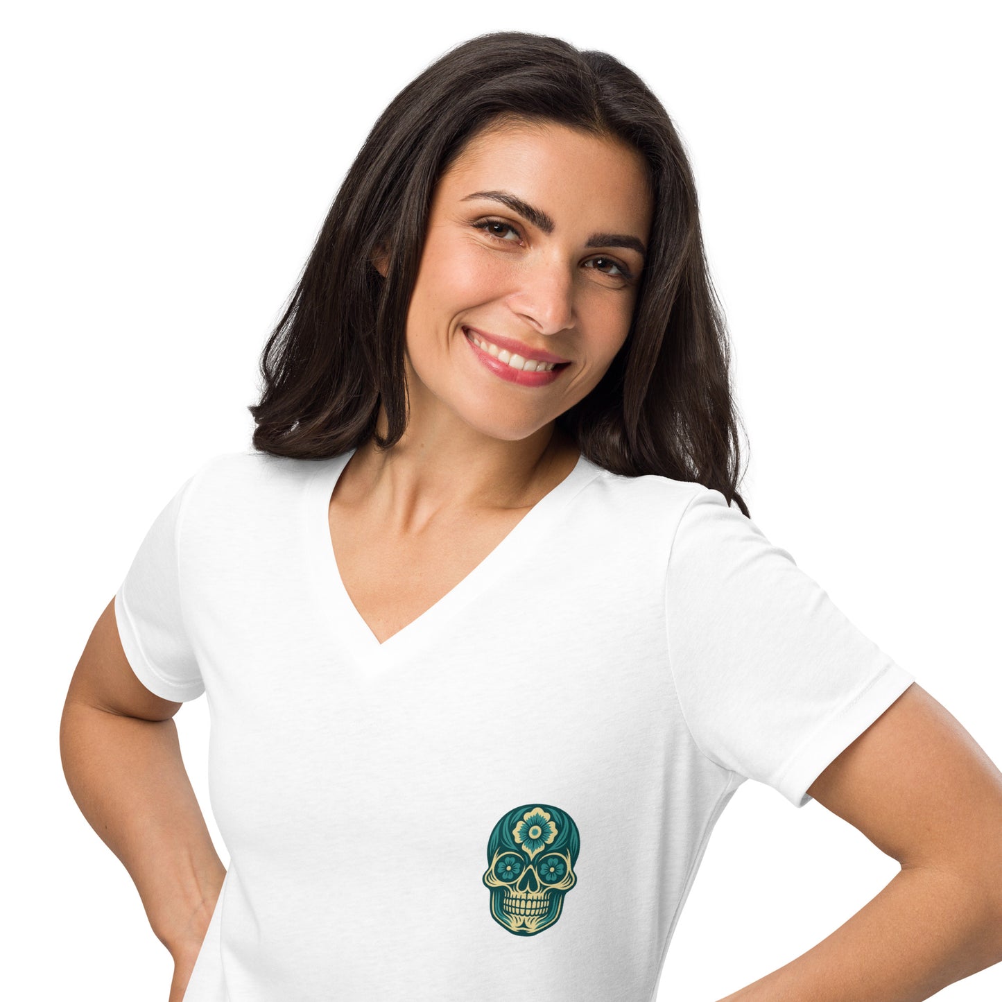 Saltwater Skull - Women’s Premier Coastal V-Neck