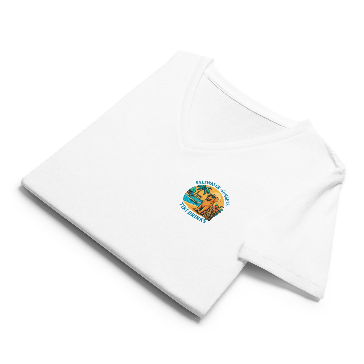 Saltwater Dog Days - Women’s Premier Coastal V-Neck